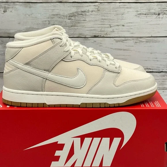 Nike | Shoes | Mens Nike Dunk Mid Light Orewood Brown Sail
